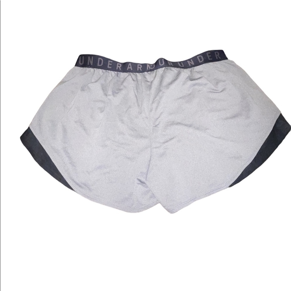 Women's UA Play Up Shorts‎ 3.0 Twist XXL plus size NWT gray and black - Picture 5 of 13